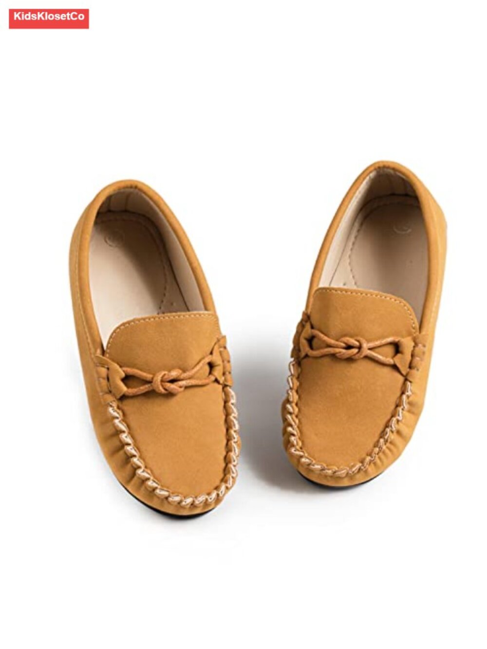 Toddler Boys Girls Slip On Loafers Oxford Dress Shoes Faux Suede